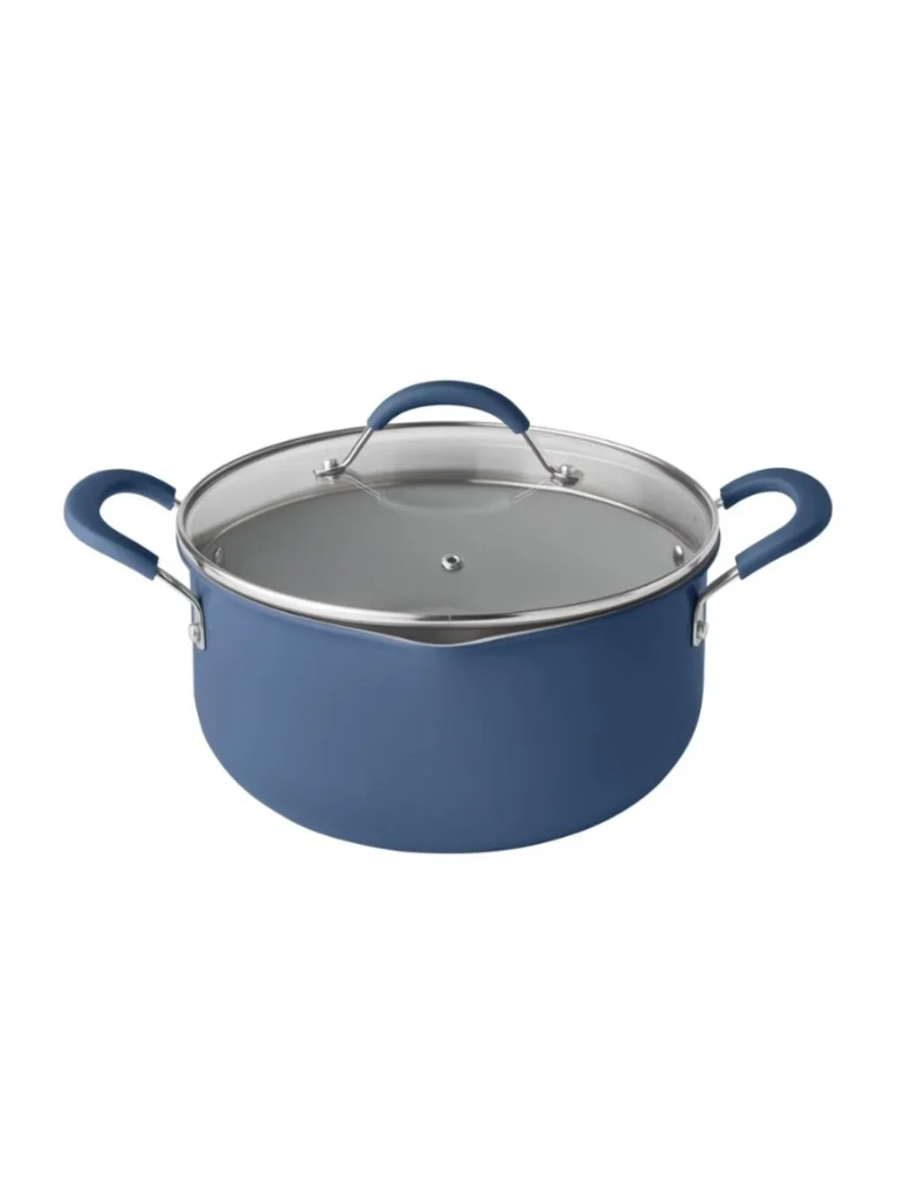 The Pioneer Woman Home Blue Sutton 17-Piece Non-Stick Aluminum Cookware Set